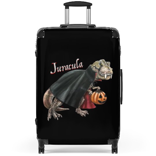"Juracula" - T rex dinosaur Halloween Suitcases