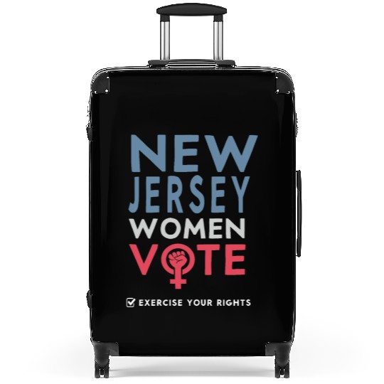New Jersey Women Vote Voter 2022 Election Suitcases