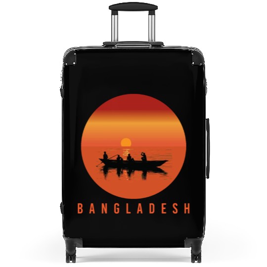 Bangladesh Natural Sunset Silhoutte Suitcases