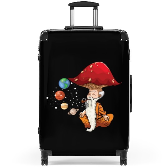 Relax Yoga Time Mandala Meditate Gnome Dwarf Yoga Suitcases