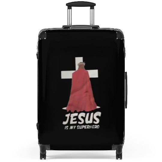 Jesus Is My Superhero Suitcases