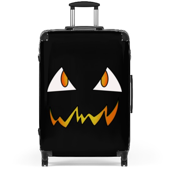 Jack O Lantern Face Suitcases