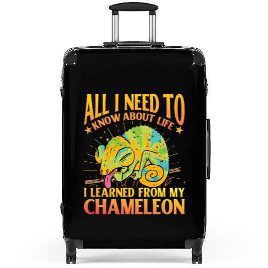All I need to know about life Chameleon Suitcases