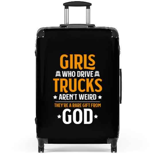 Trucker Truck Driver Truckie HGV Driver Teamster Suitcases