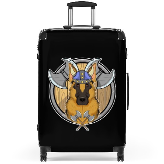 German Shepherd I Valhalla I Viking Suitcases