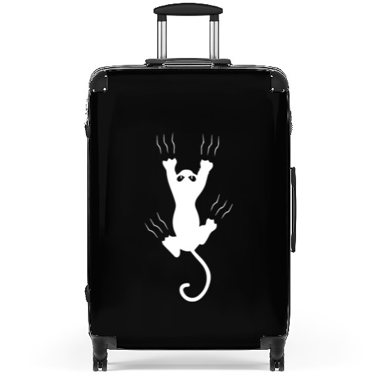 Angry cat Suitcases