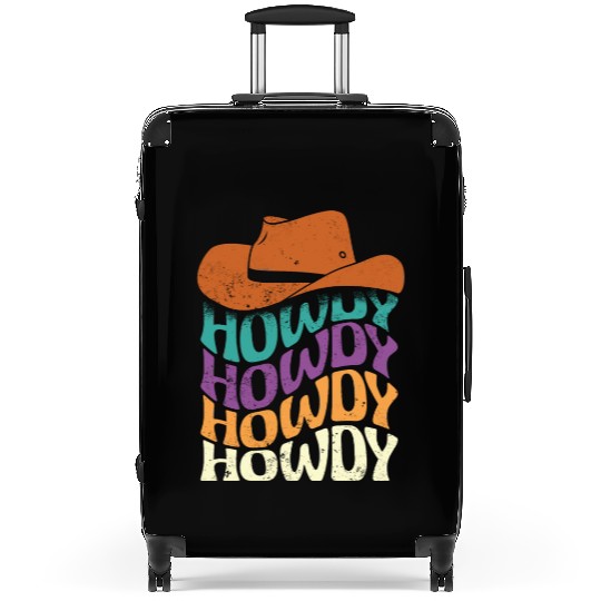 Howdy hippie style Suitcases