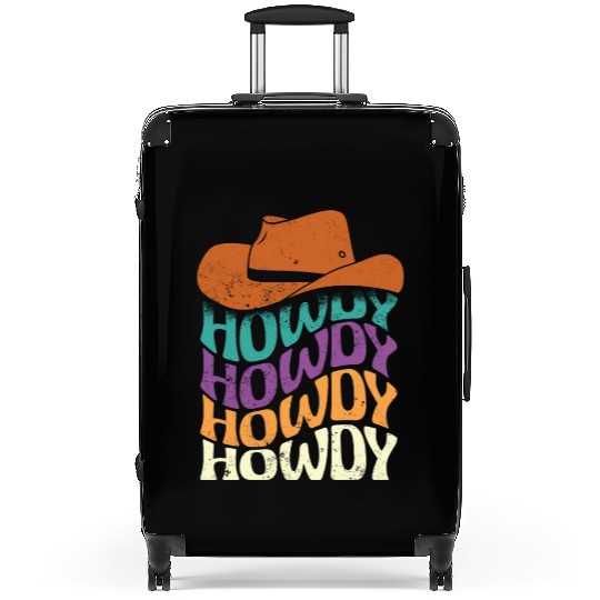 Howdy hippie style Suitcases