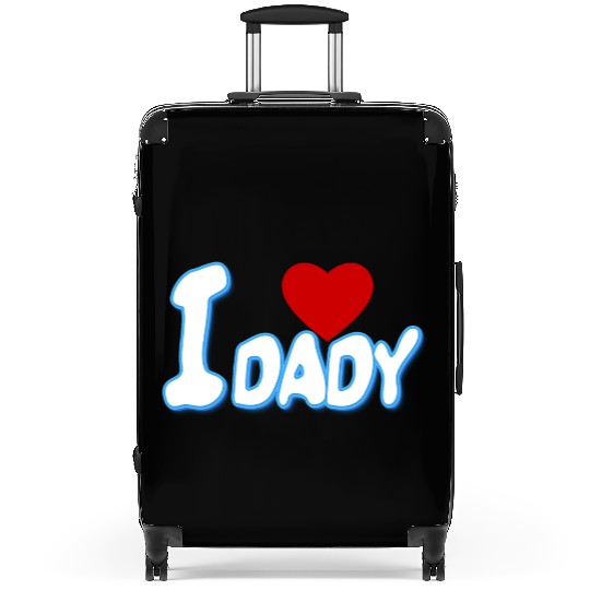 I LOVE MY DAD SO MACH Suitcases