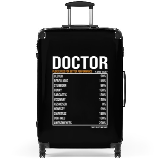 Doctor Daily Value funny Doctor Suitcases