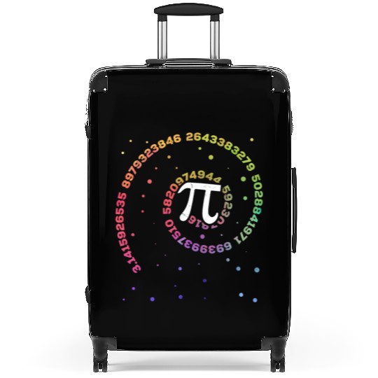 Colorful 3.14 Pi Circle Suitcases