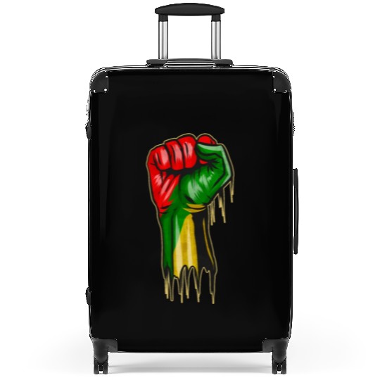 Raise your fist - Black history Month Afro Suitcases