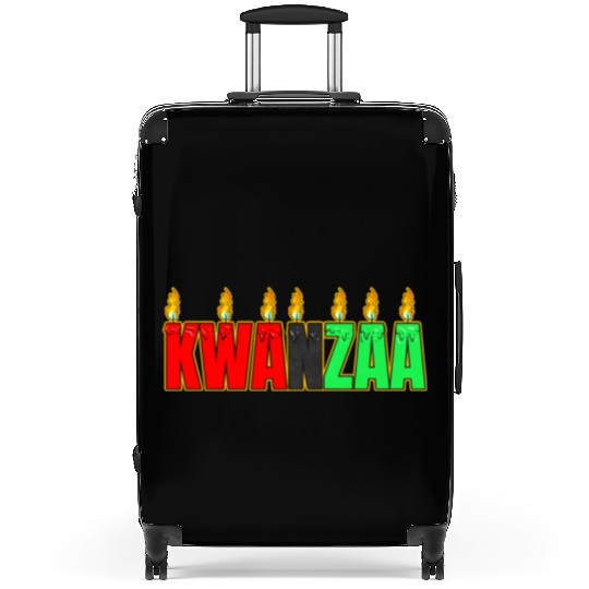 Afro American Candle Kinara Kwanzaa Suitcases