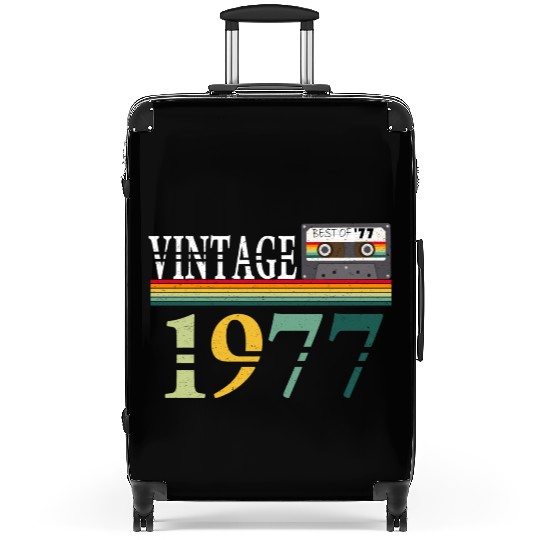 1977 Vintage Vintage Retro Birthday Gift Suitcases
