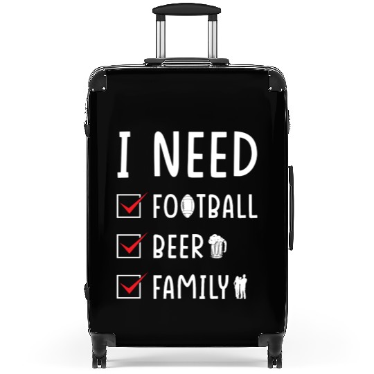 Football Beer Family Suitcases