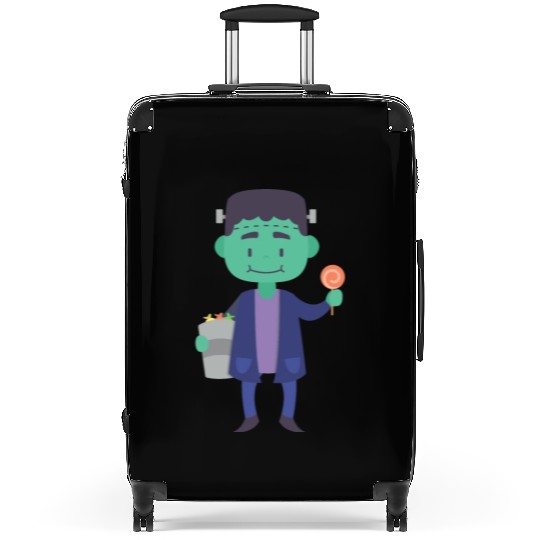 Candy Collector Happy Scary Halloween Vampire Suitcases