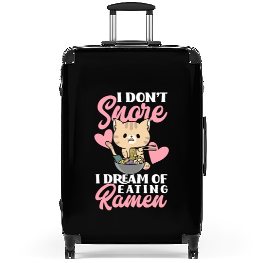 I Don't Snore I Dream Of Eating Ramen Funny Gift Suitcases