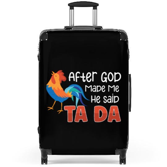 Chicken Farmer Gift Funny Chickens Country Farm Suitcases