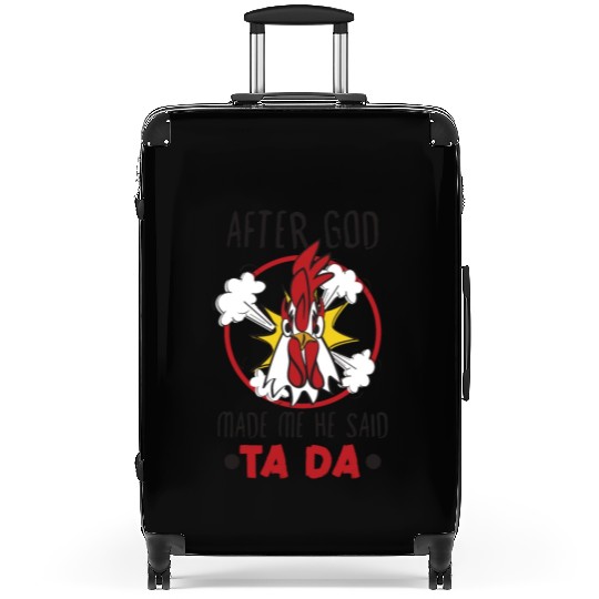 Chicken Farmer Gift Funny Chickens Country Farm Suitcases