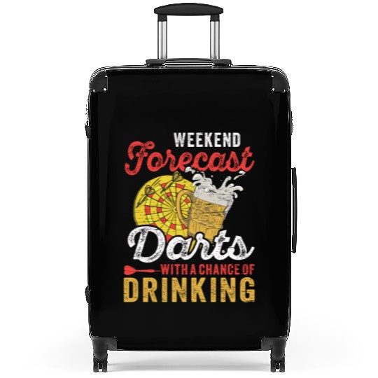 Dart Dartboard Weekend Forecast Darts Drinking Suitcases