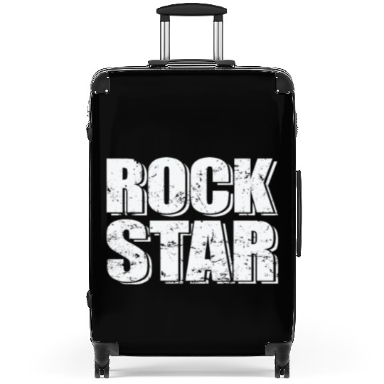 Rock Star Music Style Genre Guitar Rock Band Suitcases