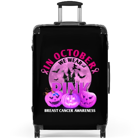 in October we wear pink Suitcases