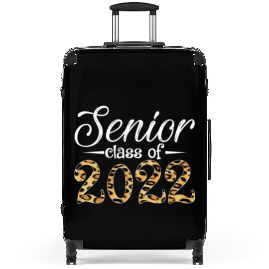Senior Class Of 2022 Leopard Print Suitcases