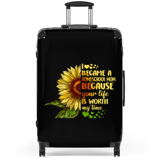 I Became Homeschool Mom Costume Back To School Suitcases