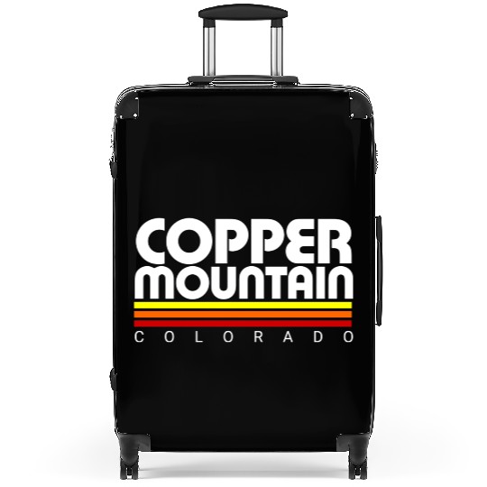 Retro Copper Mountain Colorado Suitcases