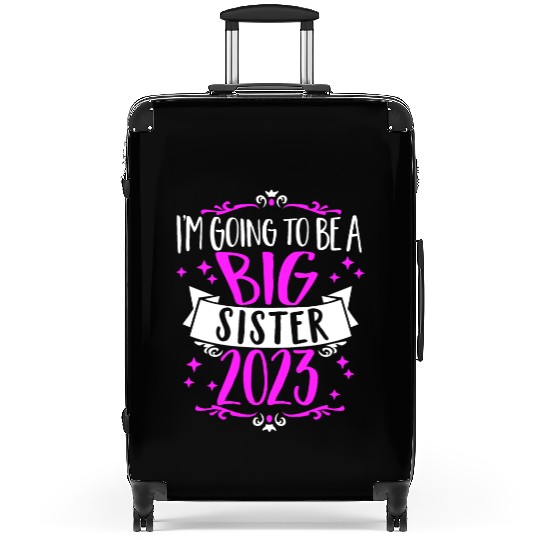 Going to be a Big Sister 2023 Pregnancy Big Sis Suitcases