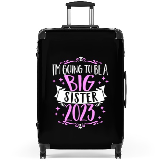 Going to be a Big Sister 2023 Pregnancy Big Sis Suitcases