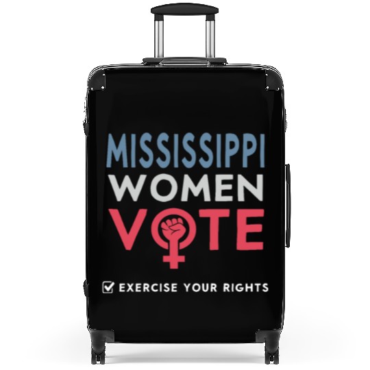 Mississippi Women Vote Voter 2022 Election Suitcases