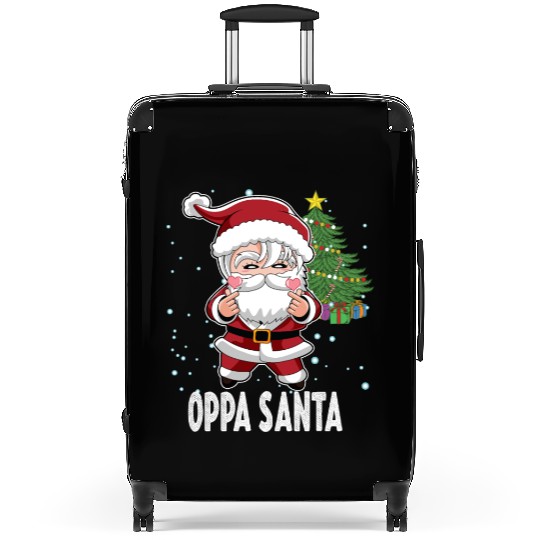 Oppa Santa Cool K-Pop Christmas Santa Suitcases
