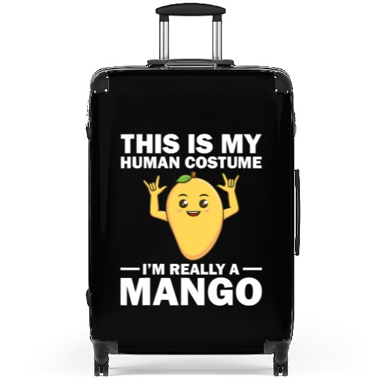 Funny This Is My Human Costume Mango Fruit Lover Suitcases