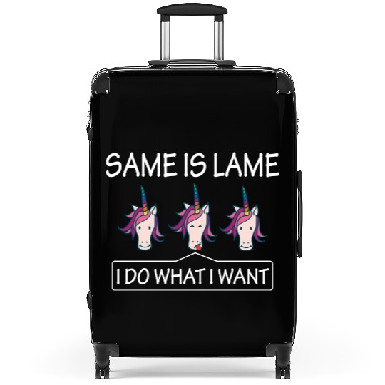 LGBT Same Is Lame Rainbow Unicorn Gift Suitcases