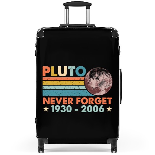 Pluto Never Forget Astronomy Space Science Nerd Suitcases