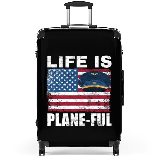 Airline Pilot Aviation Themed Pun For a Corporate Suitcases