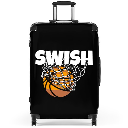 Basketball Swish Matching Photo Suitcases