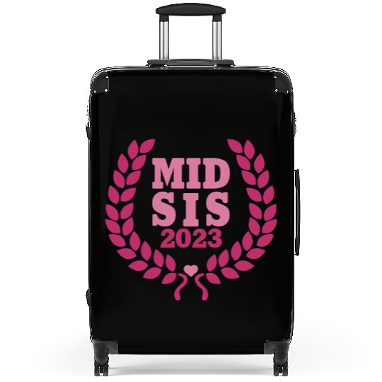 Mid Sis 2023 - Middle Sister Baby Birth Child Suitcases