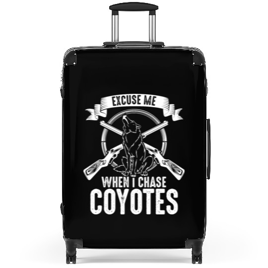 Coyote Trapping Coyote Hunting Yote Hunting Gift Suitcases