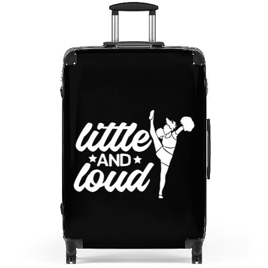 Funny Little And Loud Cheerleading Suitcases