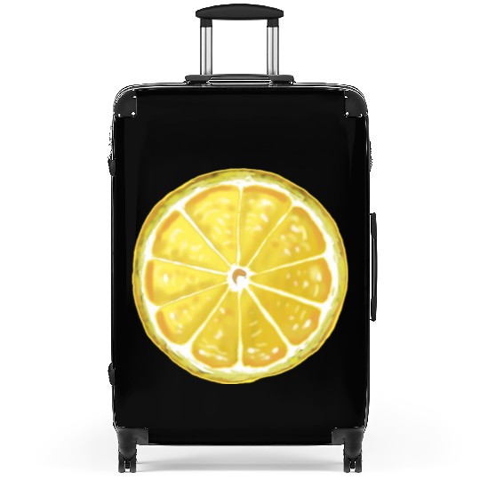 Lemon style design Suitcases