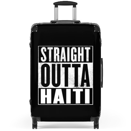 Haiti Straight Outta Haiti Suitcases