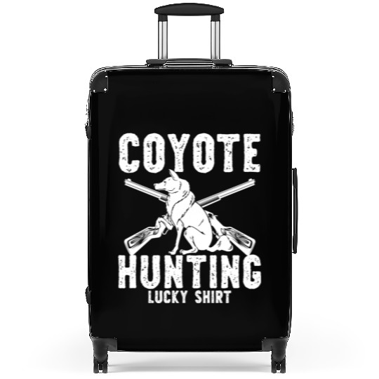 Coyote Trapping Coyote Hunting Yote Hunting Gift Suitcases
