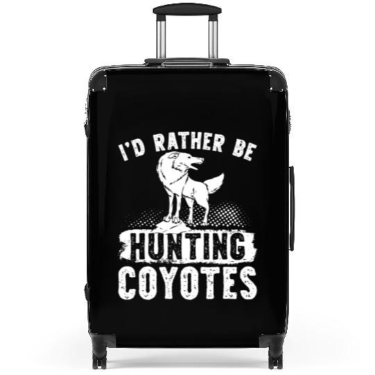 Coyote Trapping Coyote Hunting Yote Hunting Gift Suitcases