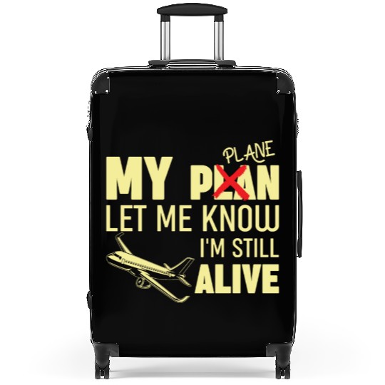 Airline Pilot Pun Aircraft Pilot Suitcases