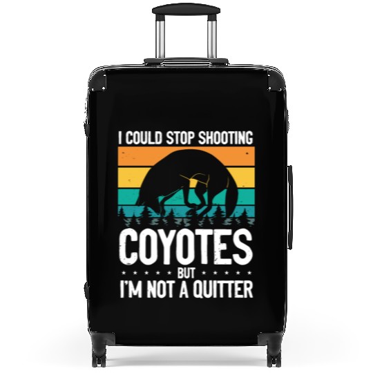 Coyote Trapping Coyote Hunting Yote Hunting Gift Suitcases