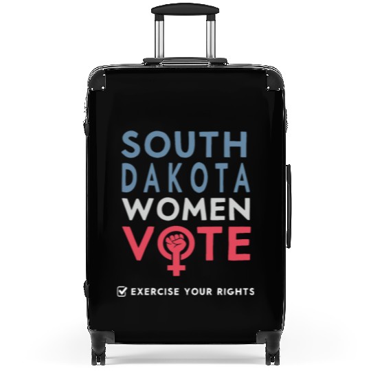 South Dakota Women Vote Voter 2022 Election Suitcases