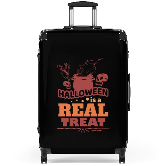 Halloween Hexe Totenkopf Suitcases