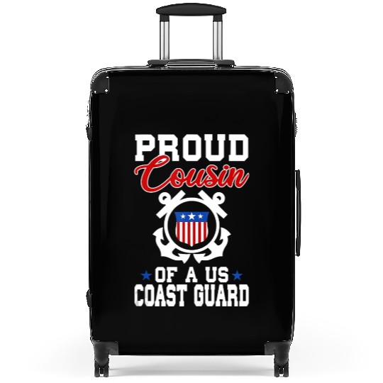 Proud US Coast Guard Cousin Suitcases